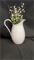 Vintage Enamelware Pitcher