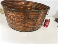 Antique Copper Wash Tub