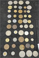 (50) MEXICAN COINS 1930-PRESENT