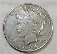 1935-P Peace Silver Dollar