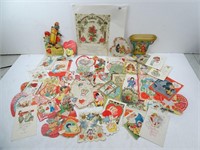 Huge Lot of Vintage Valentines Cards 1920-1950