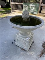 Cement Bird bath fountain