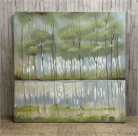 Extra Large Hanging Painted Canvas Art