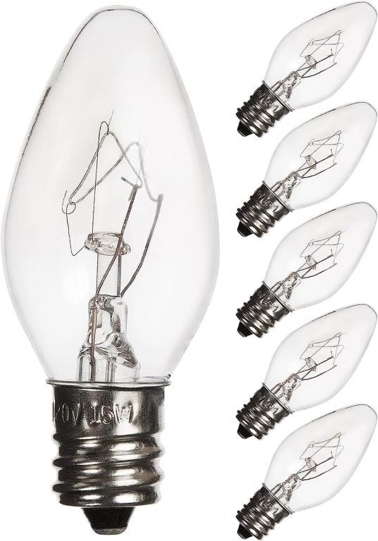 R1714  OHLGT Salt Lamp Bulbs 120V 15W, 6 Pack, E12