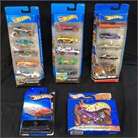 (5) HOTWHEELS MATCHBOX SETS, GM, HW FORMULA &