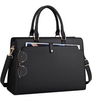(new) Laptop Tote Bag for Women 15.6 Inch Leather