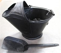 Antique Coal Bucket & Shovel