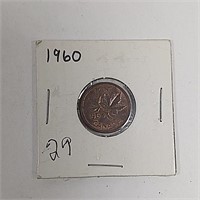 Candian .01 cent 1960