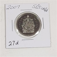 2007 Specimen Canadian  .50 cent