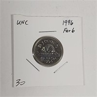 1996Canadian .05 cent (Far 6)