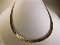 14kt Italian Curb Link Necklace
