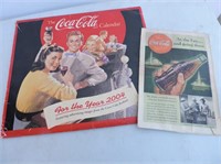 Coca Cola Advertising & 2004 Calendar