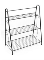 New 3 tier metal plant stand in grey