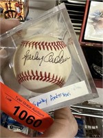 SPARKY ANDERSON AUTOGRAPHED BASEBALL NOTE