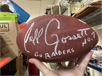 AUTOGRAPHED JEFF GOSSETT FOOTBALL NOTE