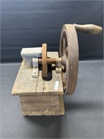 Antique 11.5" Wheel hand slicer, cutter