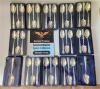 35 pce. American Presidents Commemorative Spoon Co