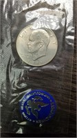 1971 S Silver Eisenhower Dollar Gem BU