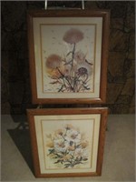 Pair of Wooden Framed Lazare Prints