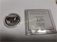 2014 Koala silver 1 oz proof w/coa coin