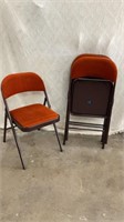 4 Vintage Card Playing Chairs