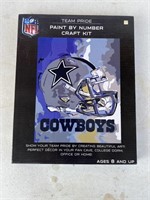 COWBOYS PAINT BY NUMBER CRAFT KIT