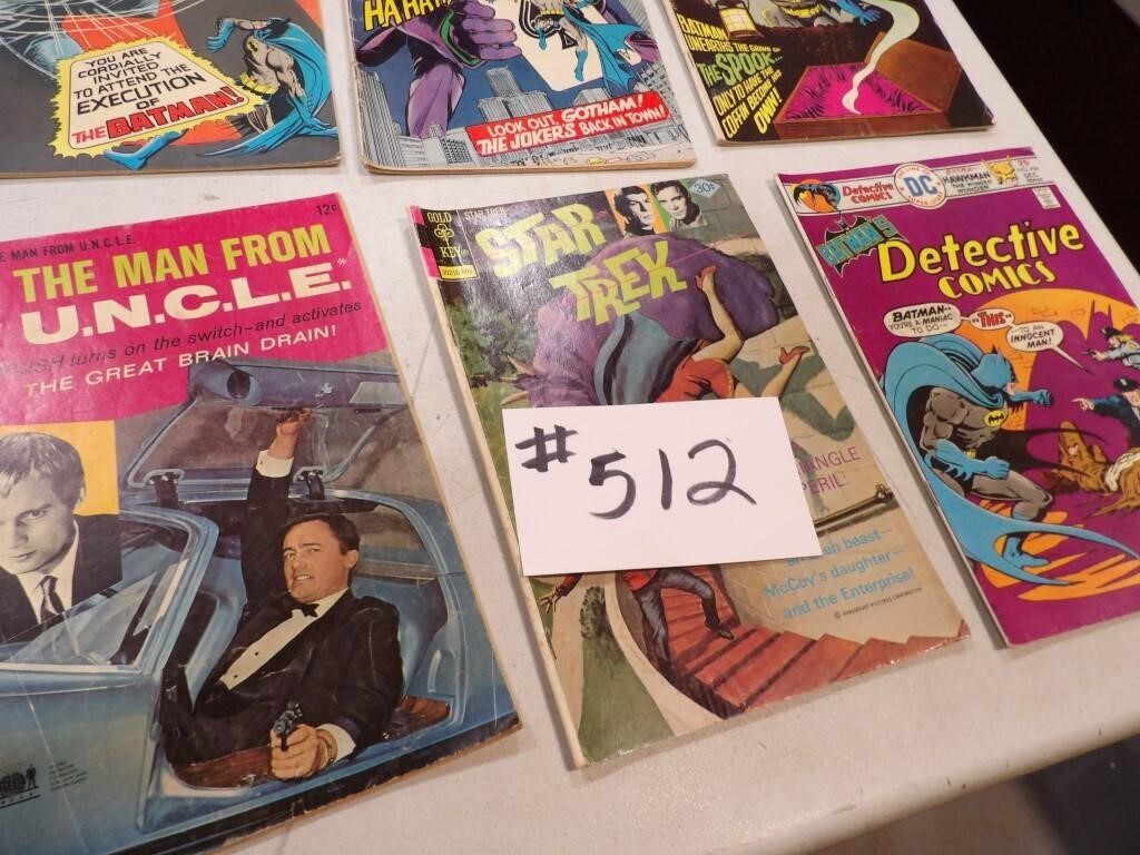 12) assorted vintage comic books