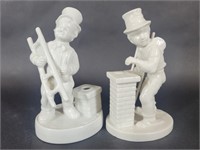 Dresden Porcelain Chimney Sweep Figurines