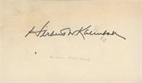 Herbert Kalmboch signature cut