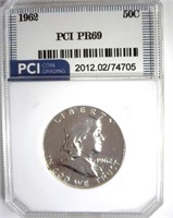 1962 Franklin PR69 LISTS $300