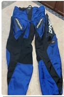 Mens Black/Blue Motocross Dirt Bike Riding Pa