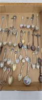 Lot of collectors/ state spoons including -