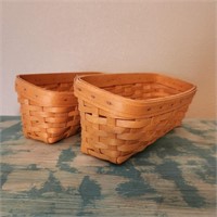 Longaberger Basket Pair