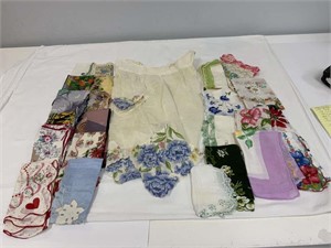Vintage Apron and Handkerchiefs