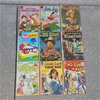 9 Vintage Comic Books: Chip & Dale, Little Lulu,