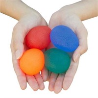 RMS 4-Pack Hand Exercise Balls - Therapy Kit
