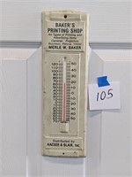 Baker's Printing Shop Thermometer - Boynton, PA