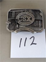 CSX Pittsburgh Belt Buckle