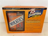 Lou Gehrig Wheaties 75 Yrs. of Champions 1924-1999