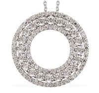 Round Brilliant 1.00 ct Lab Diamond Necklace