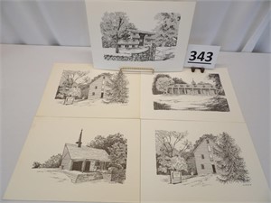 H. L. Shine Sketch Prints