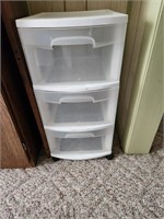 3 Drawer Clear Cart