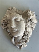 Concrete Dionysus Planter Wall Art