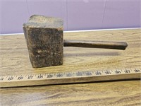 Primitive Wooden Mallet/Hammer