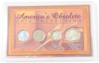AMERICA'S OBSOLETE COIN COLLECTION SILVER COINS