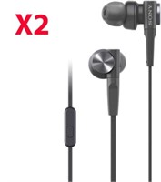 Police Auction: 2 Sony Extra Bass Earphones