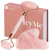 BAIMEI IcyMe Jade Roller & Gua Sha, Face Roller