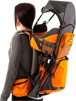 Luvdbaby Baby Carrier Backpack Orange/Grey