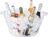 ULN-OGGI Acrylic Oval Party Tub - Clear Beverage C