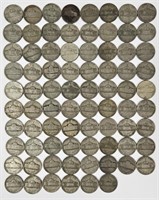 Large Lot of Silver U.S. War Nickels